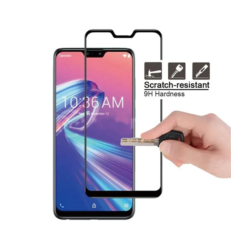 Для Asus Zenfone Max Pro M2 ZB631KL закаленное стекло ZB633KL ZB 631KL 633KL M 2 чехол Защитное пленка