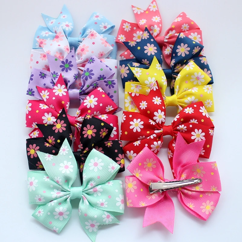 baby girl hair bow flower children accessory baby barrettes hair ...