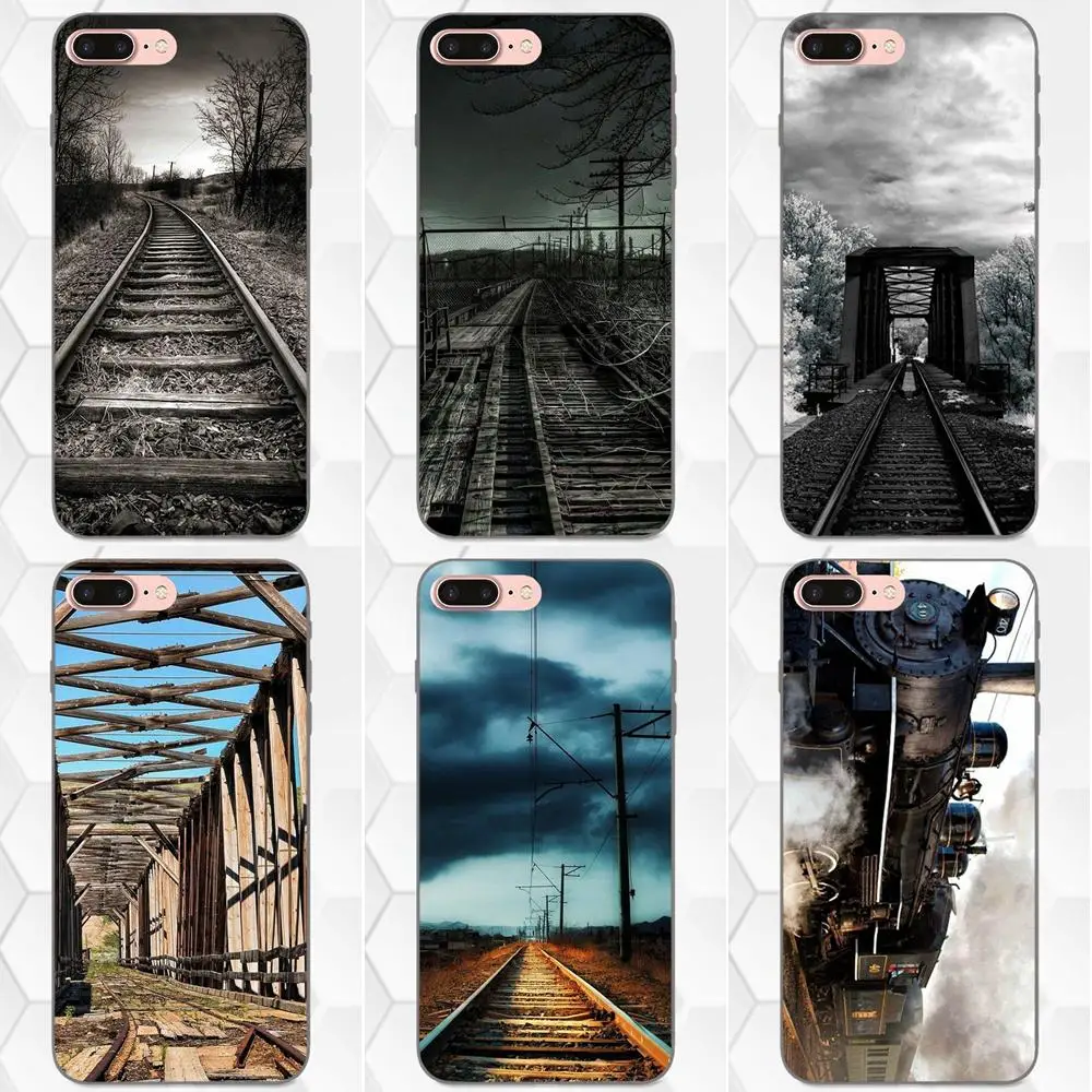 Dark Clouds Railway Soft Silicone TPU Black Cell Phone Case For Xiaomi Redmi Note 2 3 4 4A 4X 5 5A 6 6A Plus Pro S2 Y2 | Мобильные