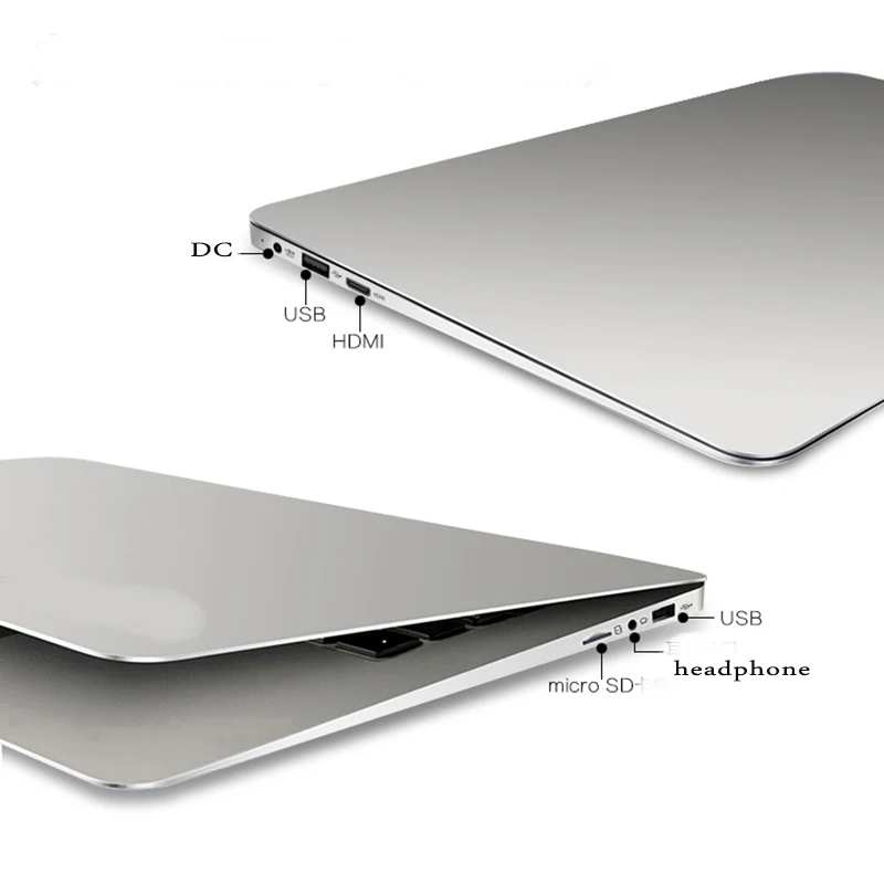 Perfect 14inch cheap laptop Atom X5 Z8350 Quad core processor 2GB/4G 32GB/64G EMMC bluetooth camera HDMI WIFI windows 10 netbook 4