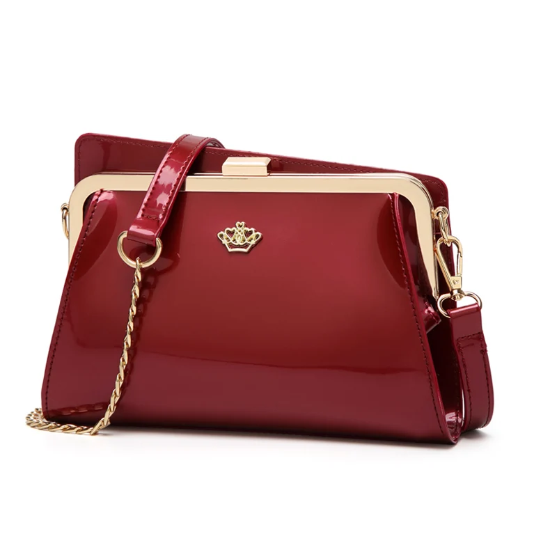 

Beaocly Fashion Women Handbag New 2018 Patent Leather Female Top-handle Bags Women Shoulder Messenger Bag Bolsa Feminina