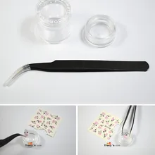 Переводные наклейки для ногтей, переводные наклейки для ногтей, маникюрные наклейки, украшения из водяных знаков, инструменты, пинцет+ 3 г банка+ 10 г банка TRND17