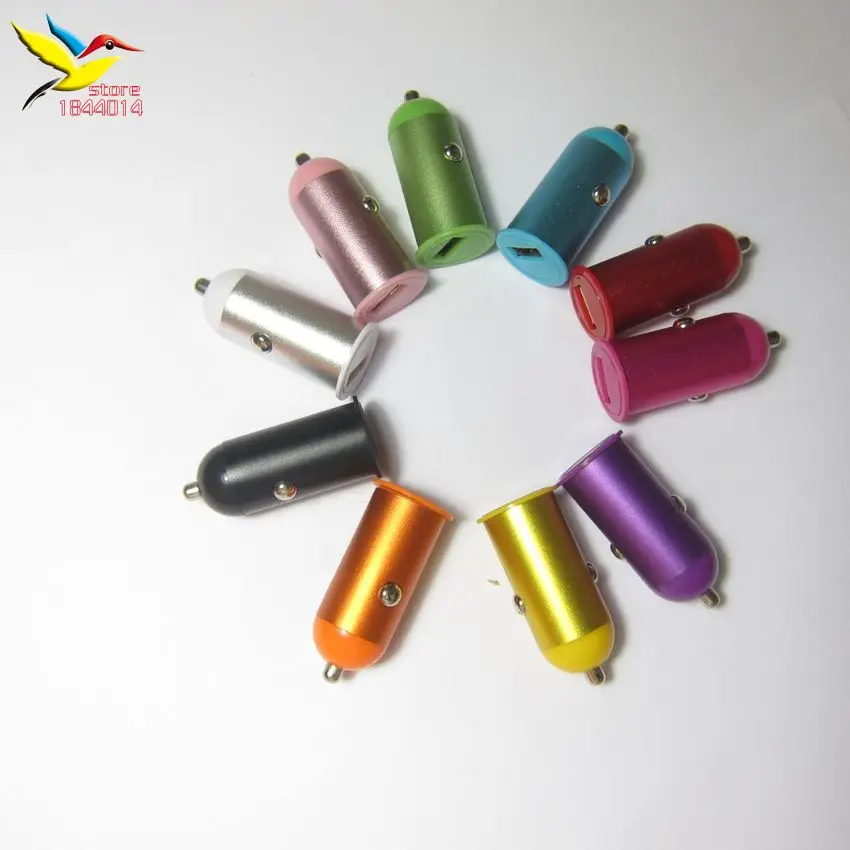 US $1.158.47 Newest Good Idea 21 A Metal Straight Bobbin Bullet Style Mini Car Charger For Iphone 7 6 5 For Samsung FreeShipping 1000 Pcs