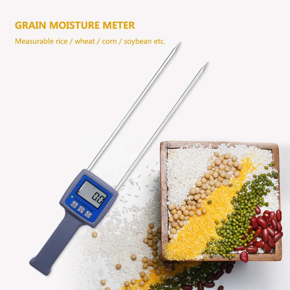 10Pcs/Lot TK100G Grain Moisture Meter Wheat Maize Soya Beans Paddy Rice Barley Moisture Tester цена 10Pcs/Lot TK100G Grain Moisture Meter Wheat Maize Soya Beans Paddy Rice Barley Moisture Tester цены онлайн