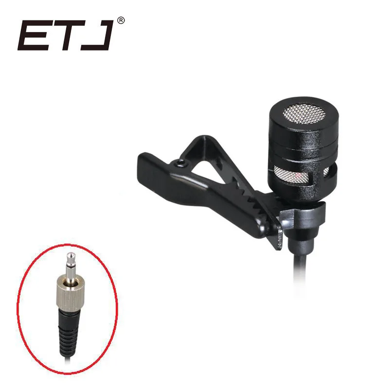 ETJ бренд мини XLR клип-на петличный микрофон проводной конденсаторный всенаправленный нагрудный микрофон с 3,5 мм Jack 3 Pin 4 Pin 515