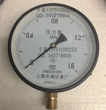 

Shanghai Tianhu pressure gauge Y-200 Y-250 boiler pressure gauge pressure gauge thread M20*1.5