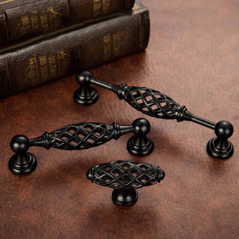 5pcs Birdcage Door Handle Antique Furniture Knobs and Handles for Kitchen Cabinets Vintage Closet Handle Drawer Pull 5pcs Birdcage Door Handle Antique Furniture Knobs and Handles for Kitchen Cabinets Vintage Closet Handle Drawer Pull