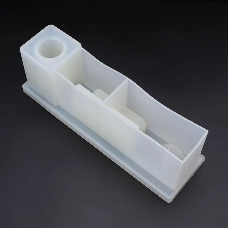 

Silicone Mold Pen Container Holder Stationery Molds Handmade DIY Jewelry Making Tools Epoxy Resin Mirror Cake Home Decoration