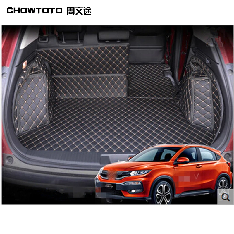 CHOWTOTO Custom Trunk Mats For Honda Vezel/CR V Waterproof Easy To