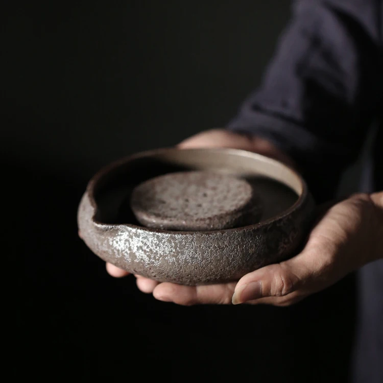 Tangpin tradicional cerâmica bule trivets chinês bule