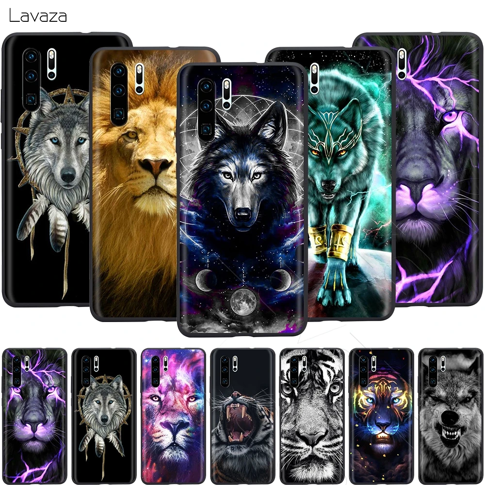 

Lavaza Abstract Animal Lion Wolf Tiger Case for Huawei Mate Y7 Y9 P8 P9 P10 P20 P30 Lite Pro P Smart Mini 2017 2019