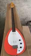 Wholesale 2017 New Arrival VOX Electric Bass Guitar 4 String Top quality In Salmon color Pink 170920