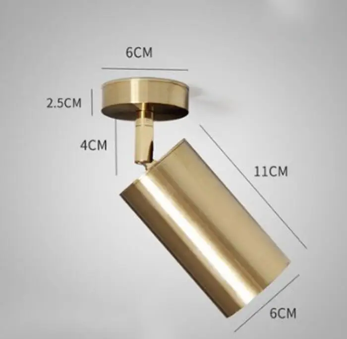 Золотой Железный Ретро Алюминиевый Небольшой потолочный светильник для гостиной KTV бар Спальня клуб кухня коридор прохода современные лампы украшения - Цвет абажура: Серебристый