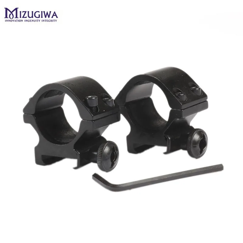 

Mizugiwa Hunting scope Mount 25.4mm Low Profile Ring weaver with 20mm Picatinny Rail For Airsoft scope Rifle gun Hunting Caza