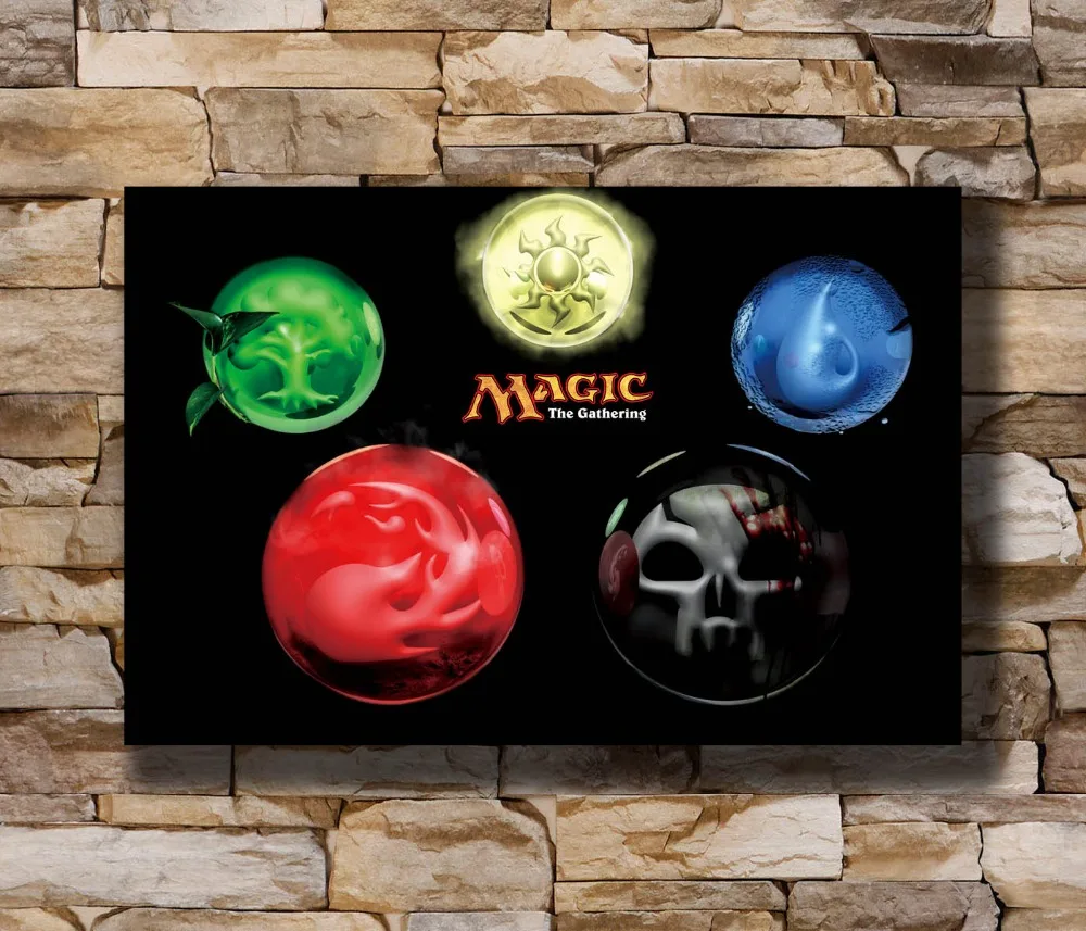 N1707 Magic The Gathering MTG Card Games Minimalist 8x12 20x30 24x36