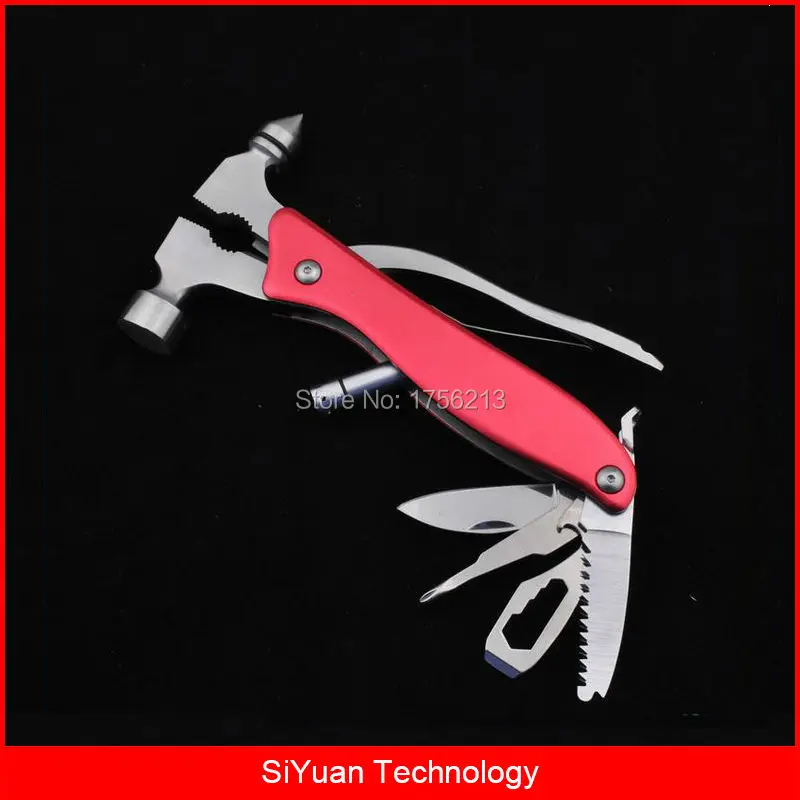 Multi function Tool Stainless Steel Auto Emergency Kit Tool With Safety Hammerin Outdoor Tools