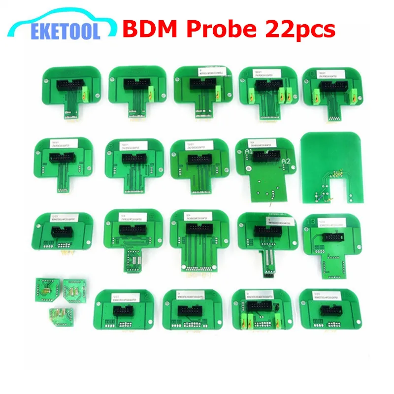 

22pcs/Set BDM Probe Adapters Full Set KTAG KESS KTM Dimsport Trasdata Best LED BDM Frame ECU Remap Programmer BDM Probe 22pcs
