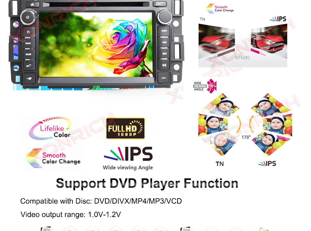 Flash Deal 7 inch Head Unit Android 8.1 Car Radio Stereo Audio GPS Navigation For Chevrolet Traverse Tahoe Suburban GMC Multimedia player 12