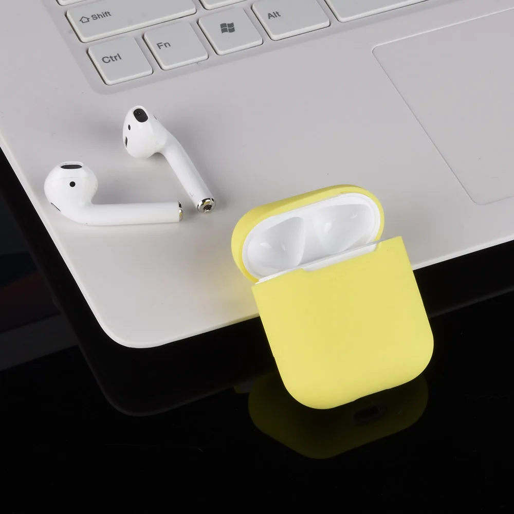 Силиконовый противоударный чехол для наушников для Apple AirPods