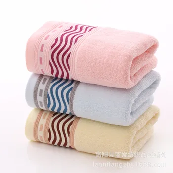 

Home textiles high quality cotton towel, cotton towel thickened, water pattern high-grade gift towel wholesale