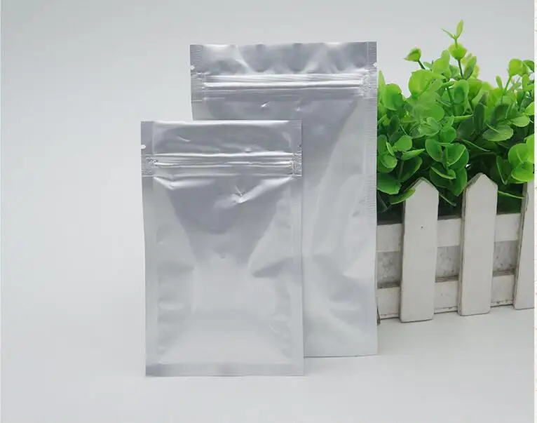 Customized 18x26cm Food Grade Self Sealing Food Bags Aluminum Foil Tea