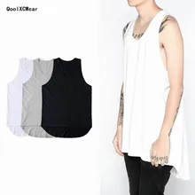 QoolXCWear, майка в стиле хип-хоп, Мужской Свободный жилет с дырками, Мужская Летняя мода, повседневный жилет