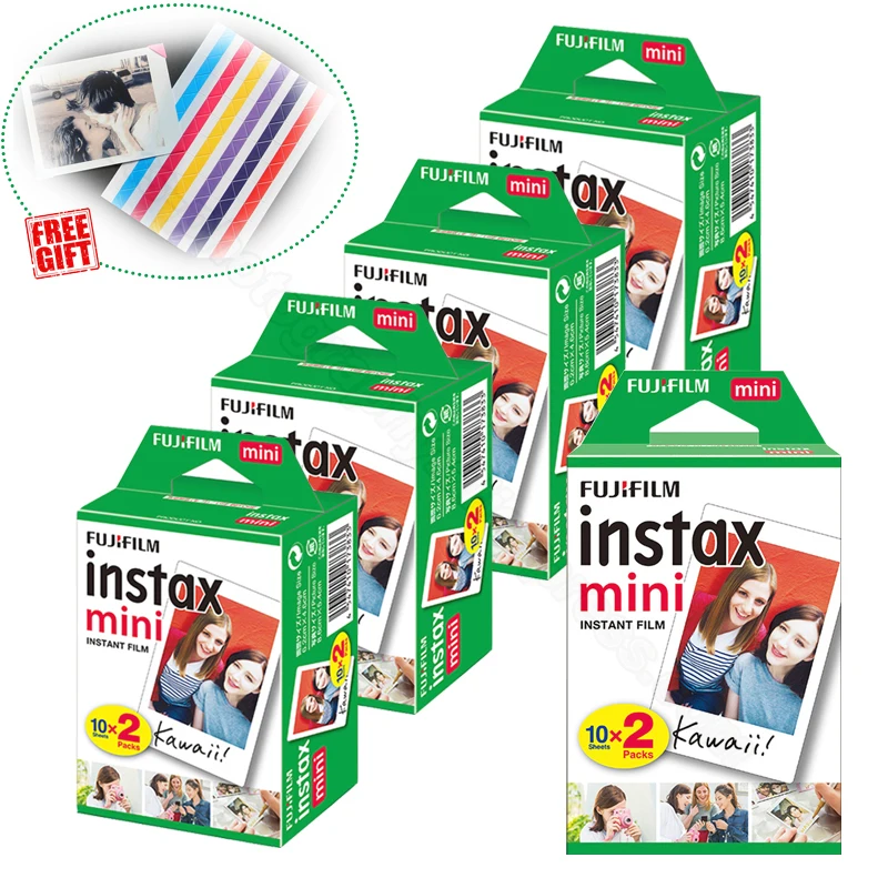 Fujifilm-película instantánea Instax Mini para impresora inteligente,  película blanca para Mini 11, 9, 8, 8 + 7c, 7s, 70, 90, 25, 50, Liplay,  SP2, 1, Polariod 300 - AliExpress