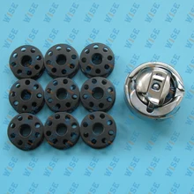 ROTARY HOOK & BOBBIN CASE & 10 BOBBINS FOR SINGER 20U BROTHER B651 B652 B861 CONSEW 99 103 722