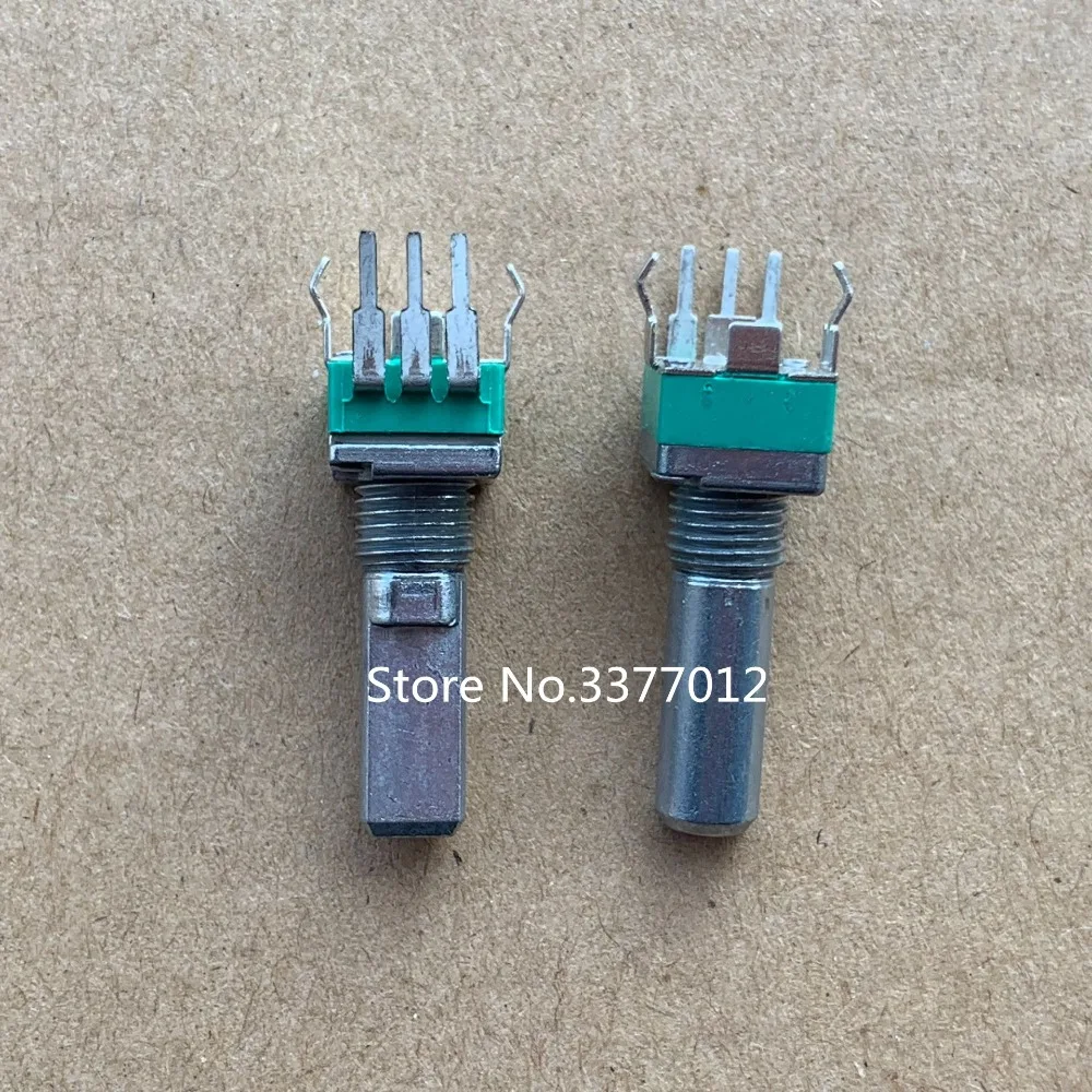 Qualidade tipo Rotativo Potenciômetro de Precisão 20mm de Comprimento do Eixo Eixo do Eixo Interruptor Rk09 5 Pçs e lote Alta Cinto Ponto Médio Única B20k do Eixo