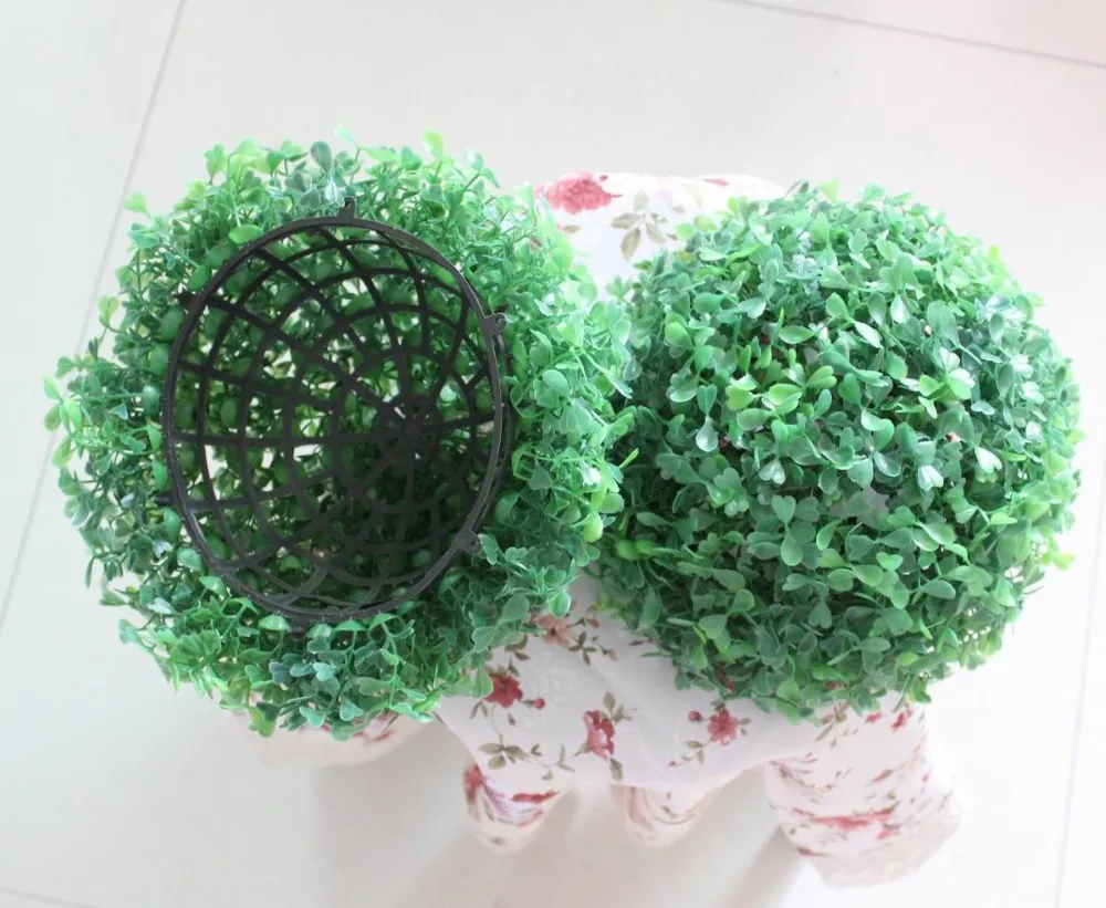 SPR разные размеры DIY целующийся цветок шар рамка пластиковая пустая корзина травяной шар Свадебные украшения Цветочная рамка