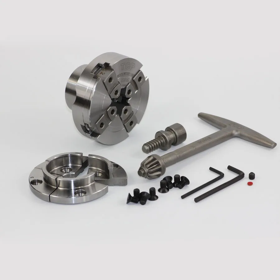 

TCP TOOLS 81133 1" 8TPI 50MM Selfcenter N3M Wood Lathe Chuck Set
