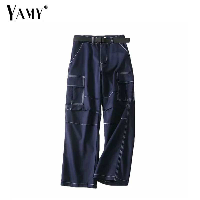 

Boho high waist cargo pants women korean loose camo pants women trousers hip hop punk streetwear plus size fall 2018