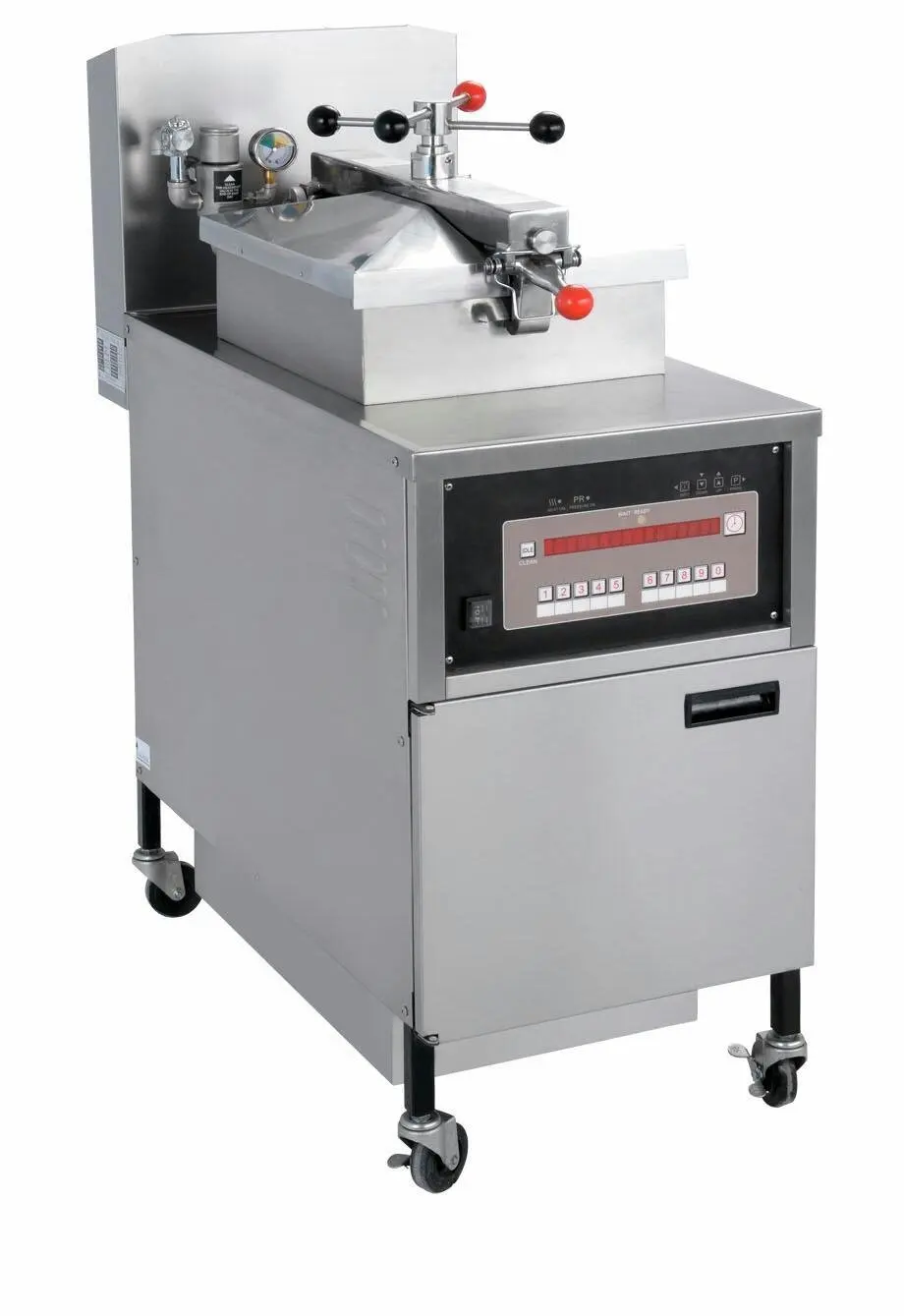 

FREE SHIPPING PFE800 Electric Commercial Henny Penny Chicken Pressure Fryer with Built-in automatic oil filter system Oil Pump