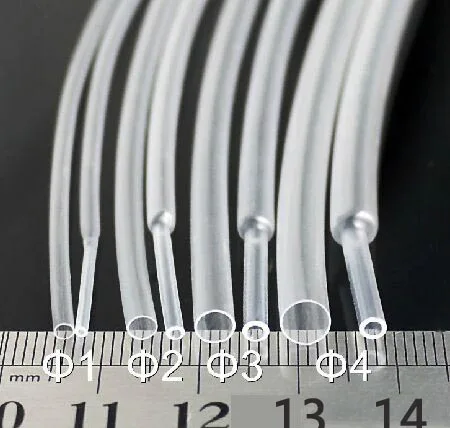 Прозрачная термоусадочная трубка 1 м 2 мм 3 4 5 6 8 10 мм|heatshrink tubing|wire sleevetube heat shrink |