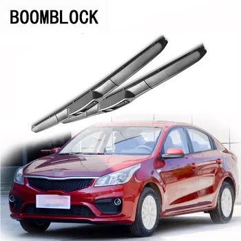 

Car Windshield Rubber Front Wiper Blades Arm Kit For Kia Rio DC JB UB 2017 2016 2015 2014-2000 Windscreen Original Accessories