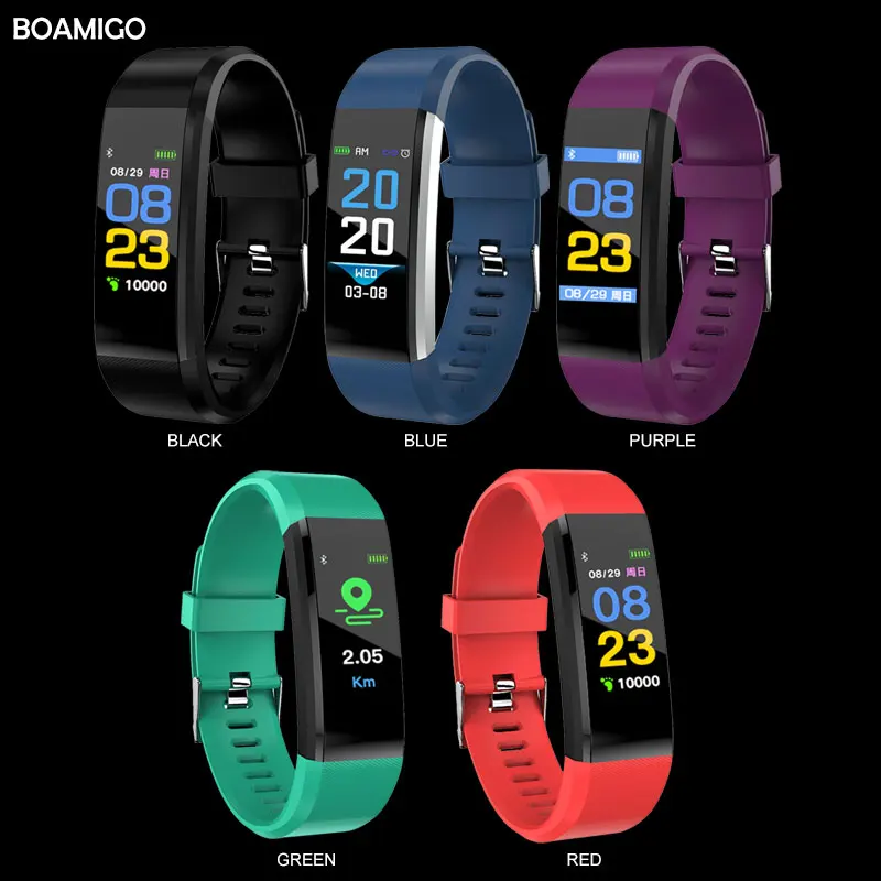  Smart Bracelet Wrist watches Heart Rate Monitor Blood Pressure men women digital Wristband Sport Watch For IOS Android Phone