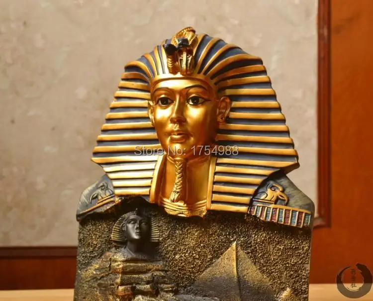 

Egypt theme room escape game Rotate the Pharaoh Statues to right postition open lock real life room escape game takagism props
