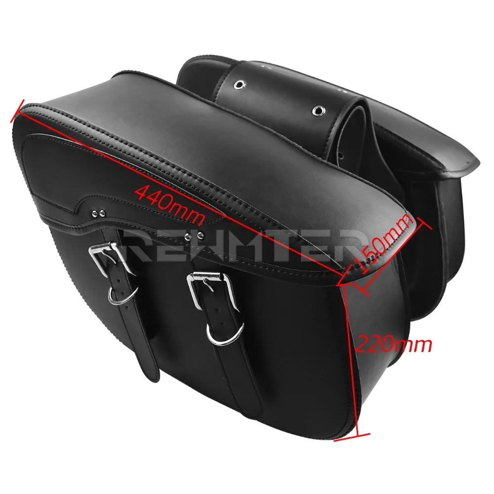 Седельные сумки из искусственной кожи для мотоцикла сумка багажа 2 шт. Harley Sportster XL