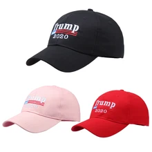 Повседневные шляпы для отдыха, регулируемая летняя бейсболка MAGA Trump в американском стиле, однотонная бейсболка черного цвета