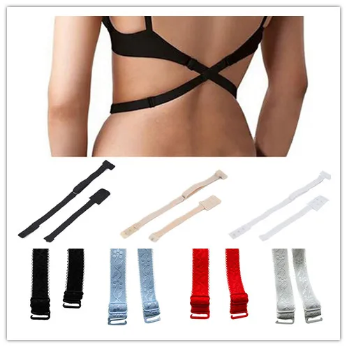 Low Back Backless Bra Strap Adapter Converter Fully Adjustable Extender Hook 2019 Hot