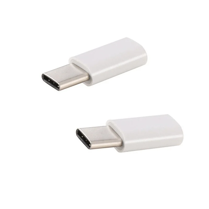 Адаптер Micro USB к Type C 2 шт. конвертирующее зарядное устройство для Huawei P Smart Z P20 lite P30