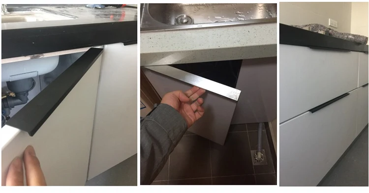 ck handle hidden aluminum alloy door handle matte silver edge ha (3)
