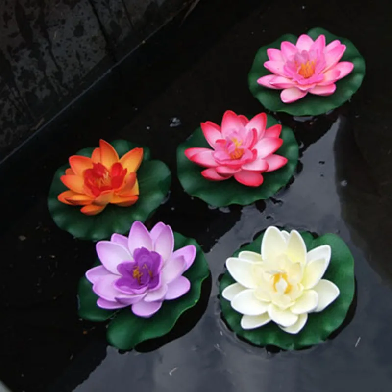 Buy 2PCS/lot 18CM Real Touch Artificial Lotus Foam