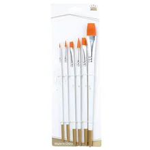 6 шт./компл. Новая профессиональная живопись набор акриловых масляные Акварели Кисти художников художественных