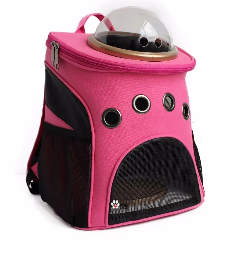 Space Capsule Astronaut Pet Cat Carrier Backpack Bubble Window for Kitty Puppy Small Dog Outdoor Breathable Travel Bag Case Cave