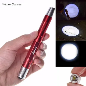 

Warm Corner LM 1200 Lumens Tactical Flashlight Cree XPE R3 LED High Power Torch AAA Lamp Bright Red Free Shipping Sept 8