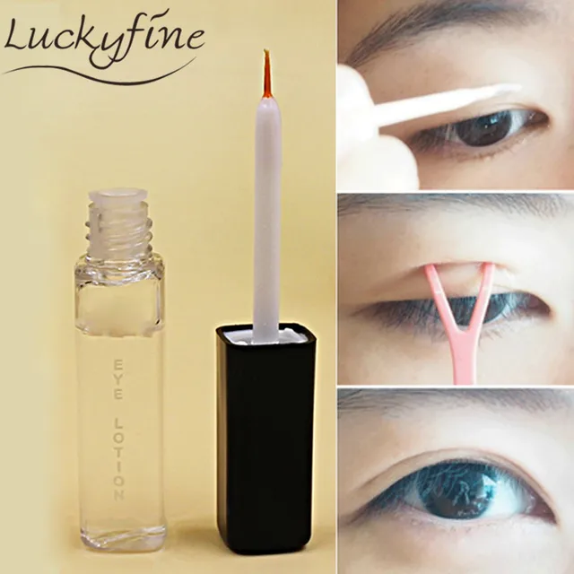 Buy 5pcs Double Eyelid False Eyelashes Glue Eye Lash