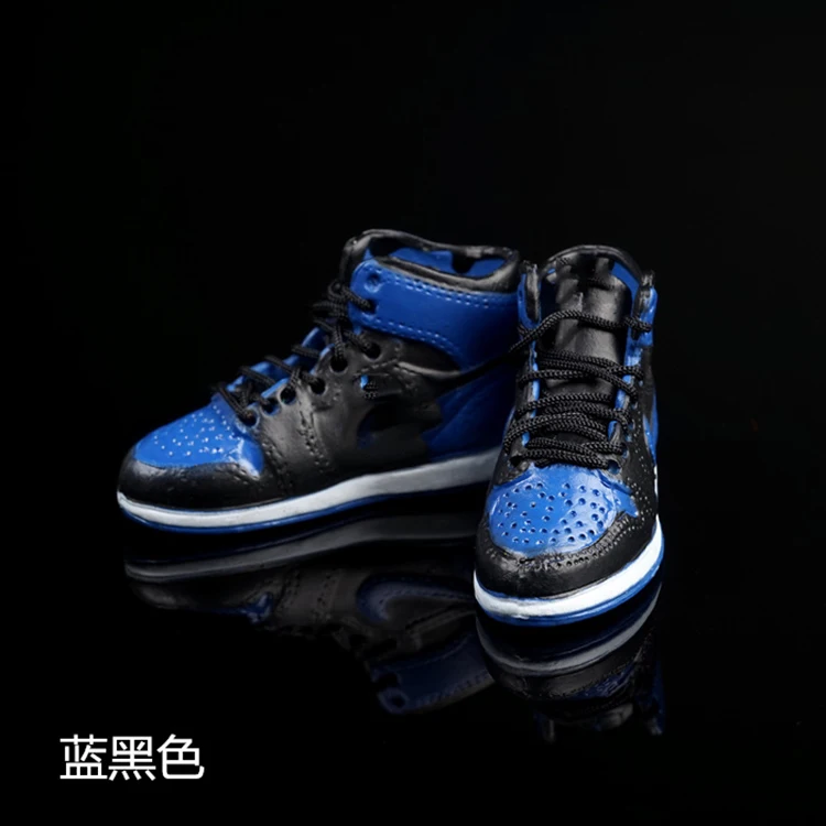 1/6 Scale Fashion Lace-up Shoes Sports Sneakers Hollow Basketball Boots Model for 12" Action Figure Model Toys Gift Collection