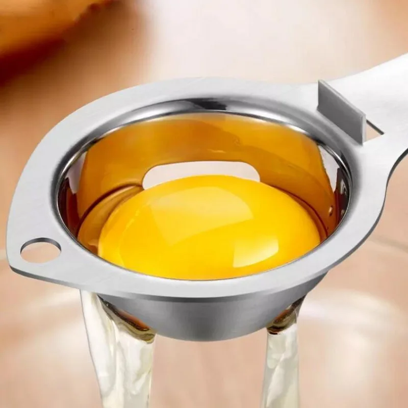 Яичный желток Белый сепаратор кухонный инструмент из нержавеющей стали 304 разделитель желтка и белка яйцо белый сепаратор