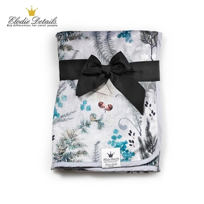 

Elodie Details Velvet Baby Blanket Quality Baby Swaddle Wrap Swaddling Warm Bedding Soft kids Infant Blanket spring And Autumn